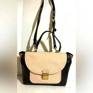 Badgley Mischka multicolors leather satchel handbag